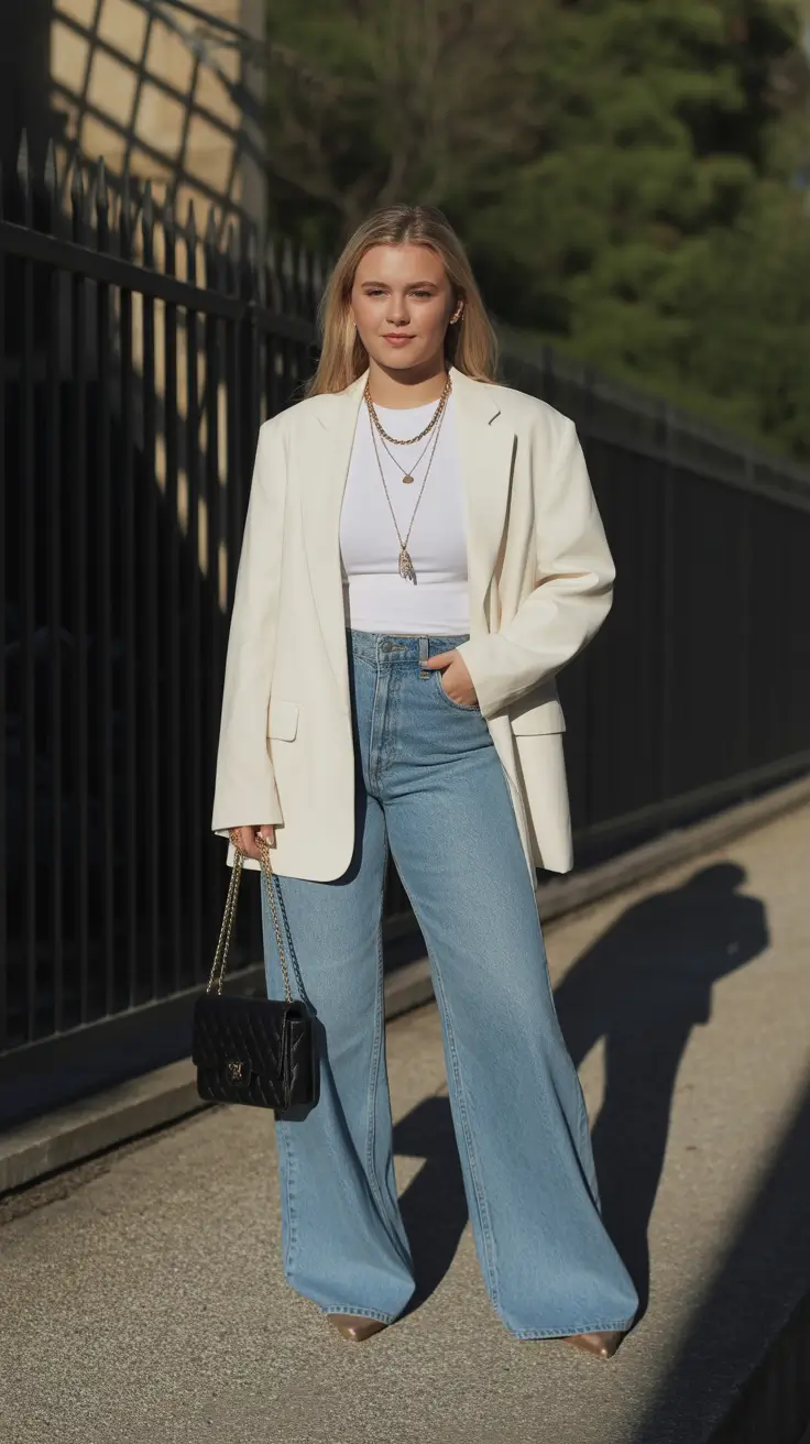 Best brunch outfits 2026 Effortless Denim Chic