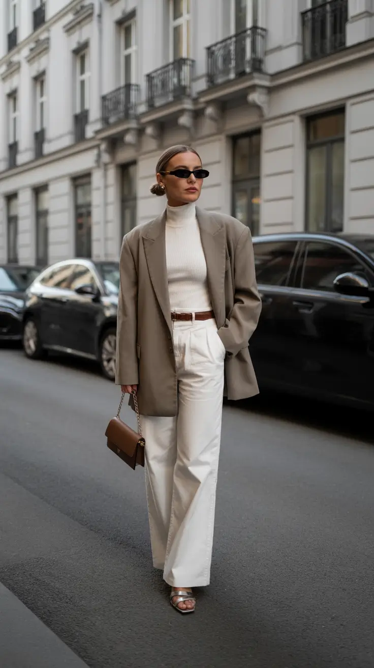 Best brunch outfits 2026 Classic Monochrome Power