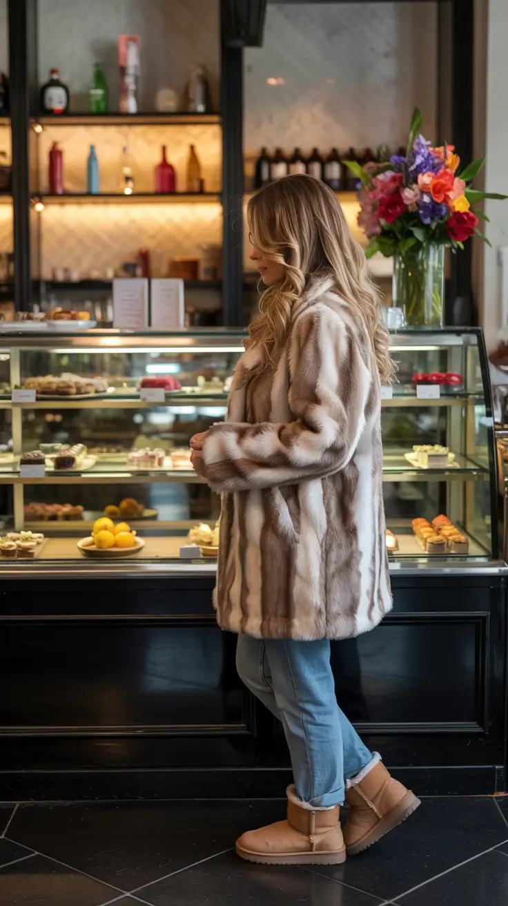 Best Ugg Outfits 2026 Parisian Cafe Warmth