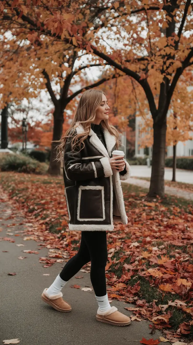Best Ugg Outfits 2026 Autumn Layers with Shearling Charm