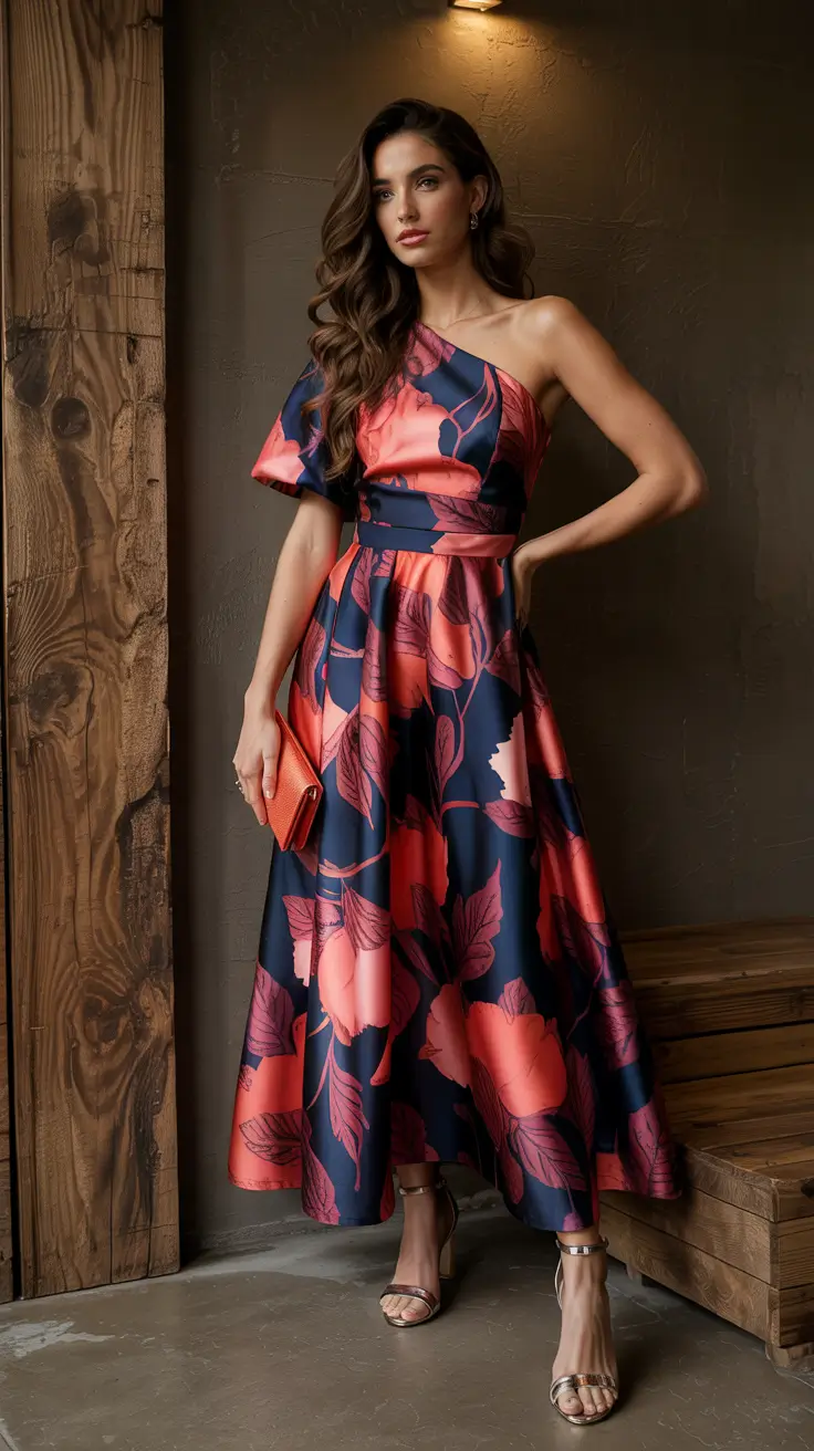 Best wedding guest outfits 2026 Midnight Bloom