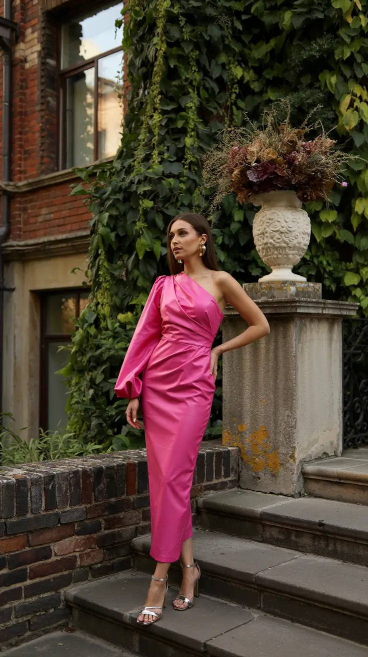 Best wedding guest outfits 2026 Fuchsia Flair