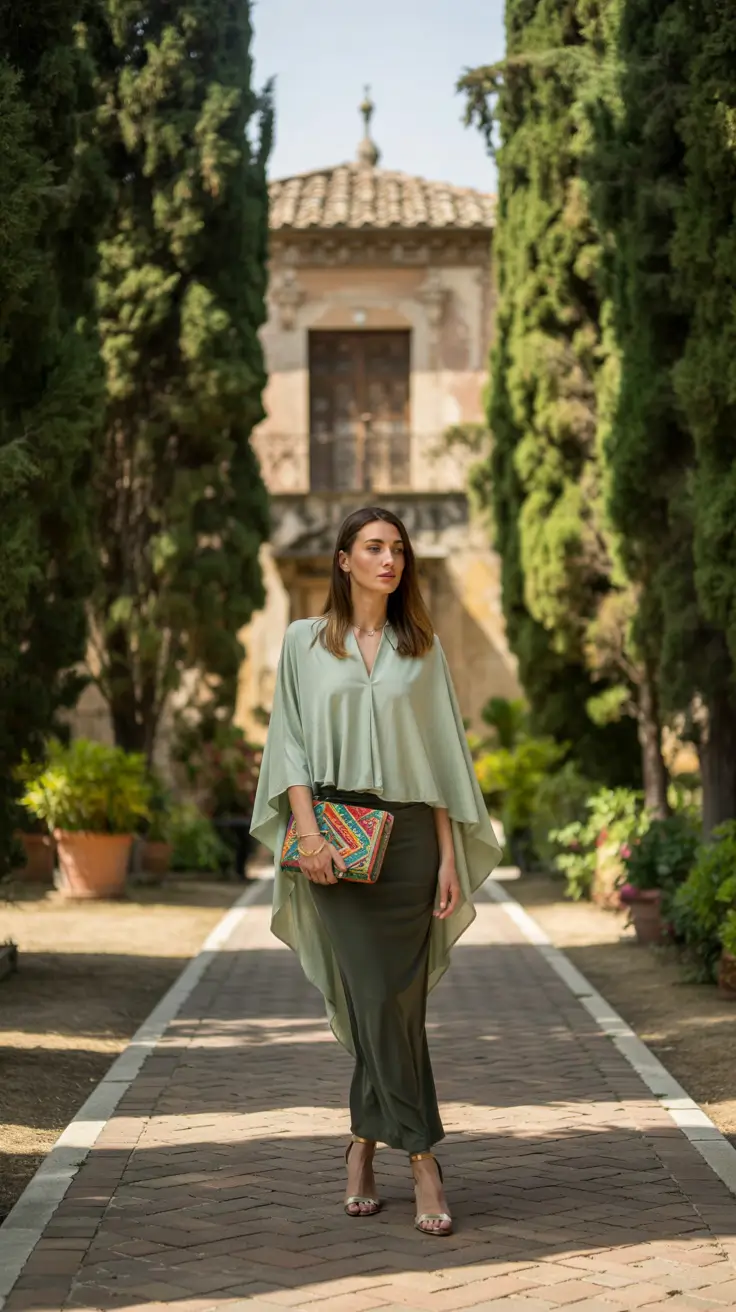 Best wedding guest outfits 2026 Olive Luxe Serenity