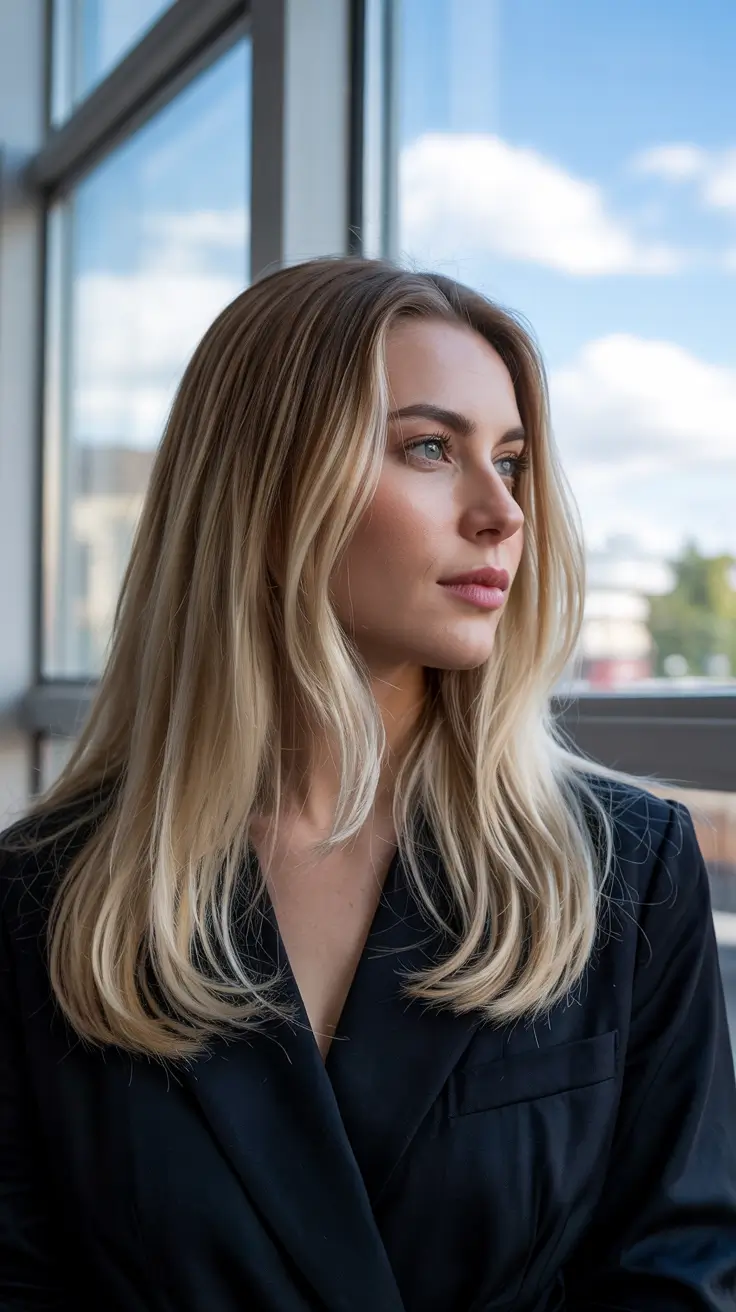 blonde hair colors 2026 Butter Blunt Ends Polished Yet Effortless