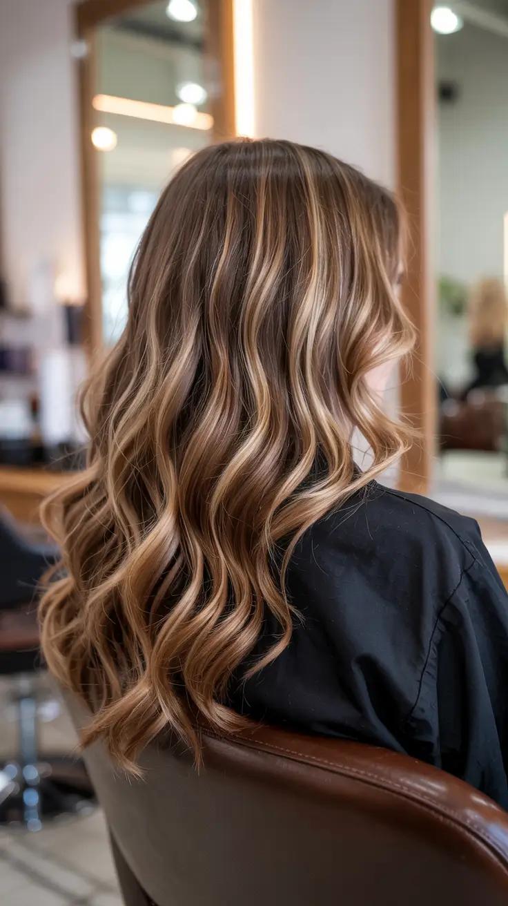 blonde hair colors 2026 Molten Caramel Lights Softness With a Golden Twist