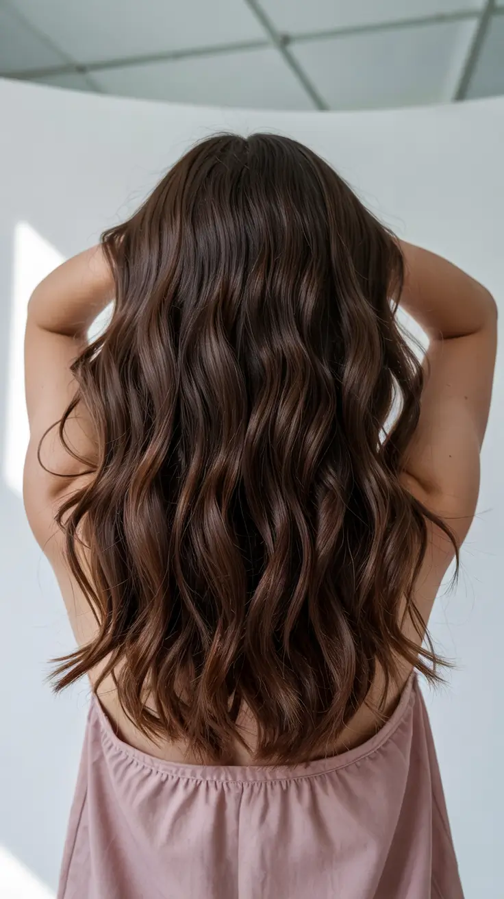 brunette hair colors 2026+Toffee Brunette with Velvet-Like Shine