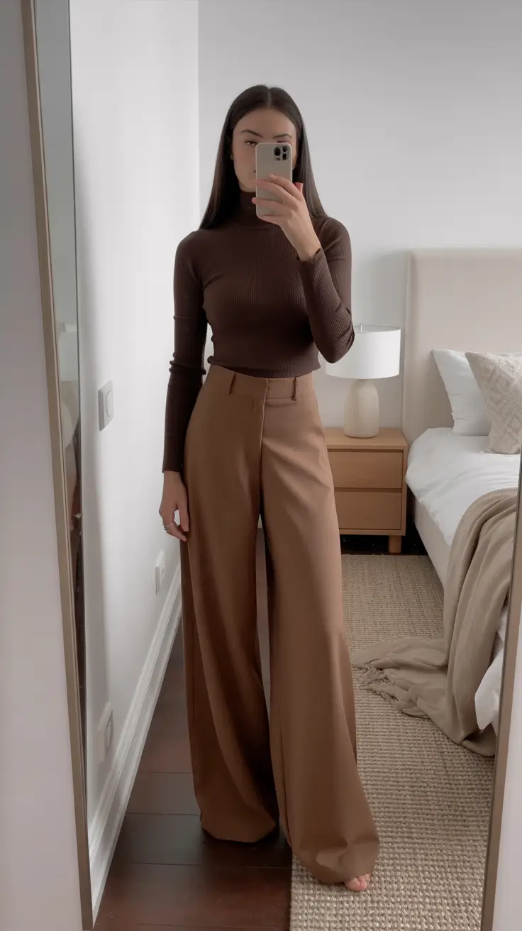 Casual office outfits for work 2026 Earthy Tones