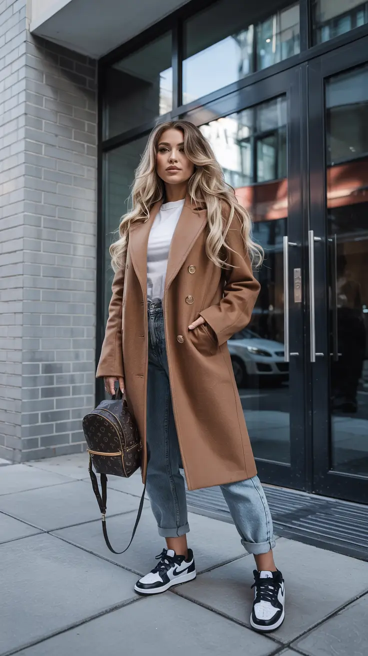 Casual outfits with sneakers 2026 Modern-Chic-With-A-Touch-of-Street-Edge