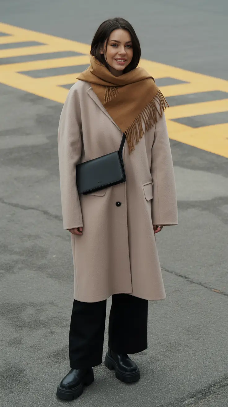 Chic cold weather outfits 2026 Soft Minimalism in Motion