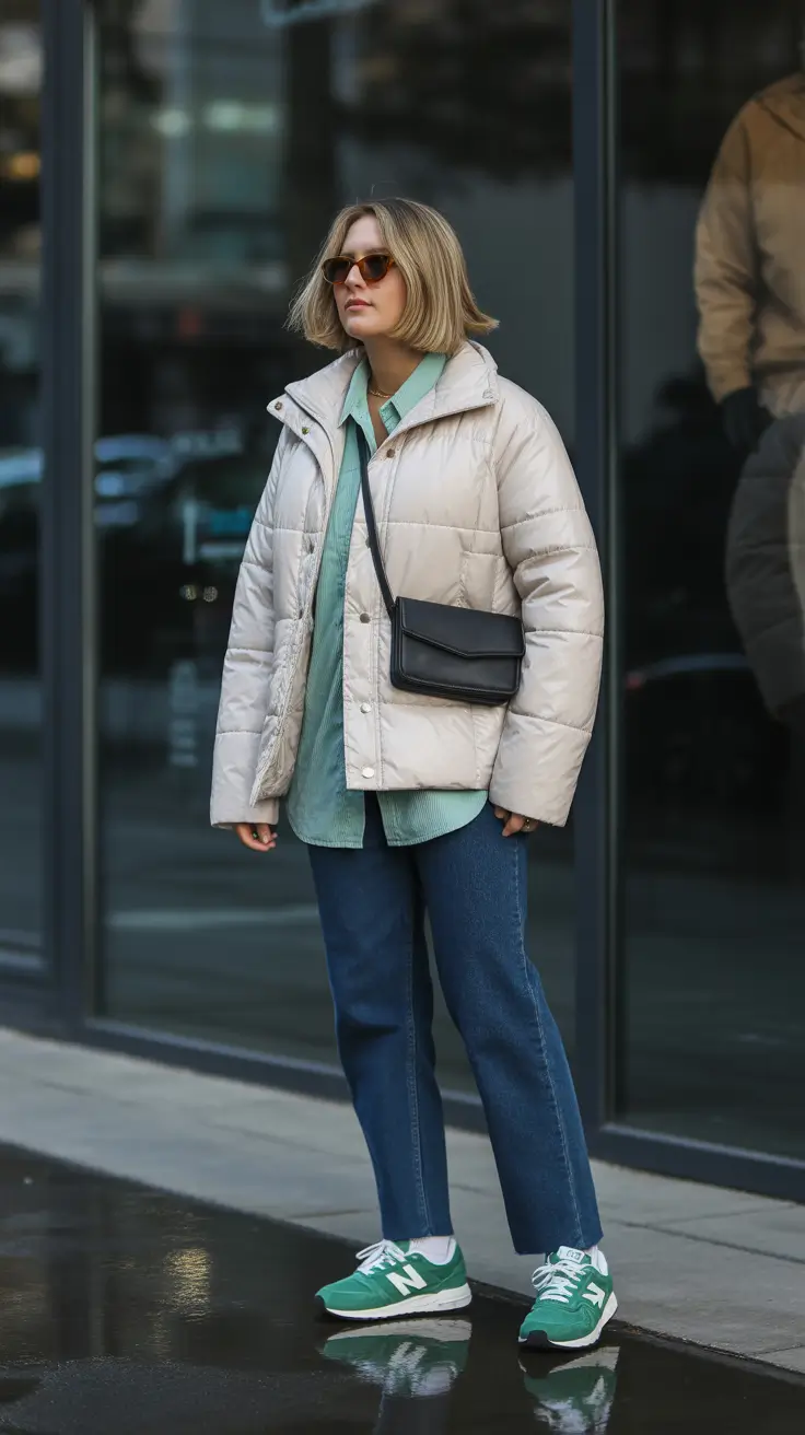 Chic cold weather outfits 2026 Sporty Minimalism in Motion