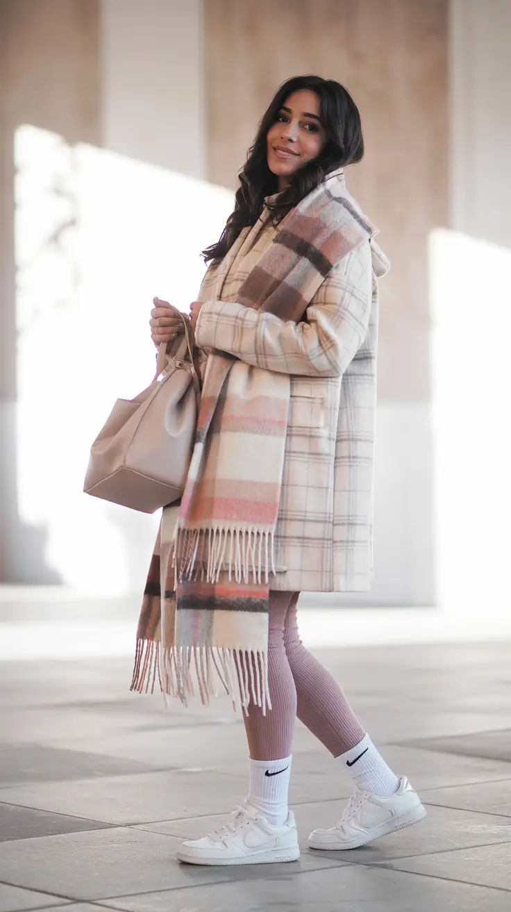 chic legging outfits 2026 Soft Pastels, Warm Intentions