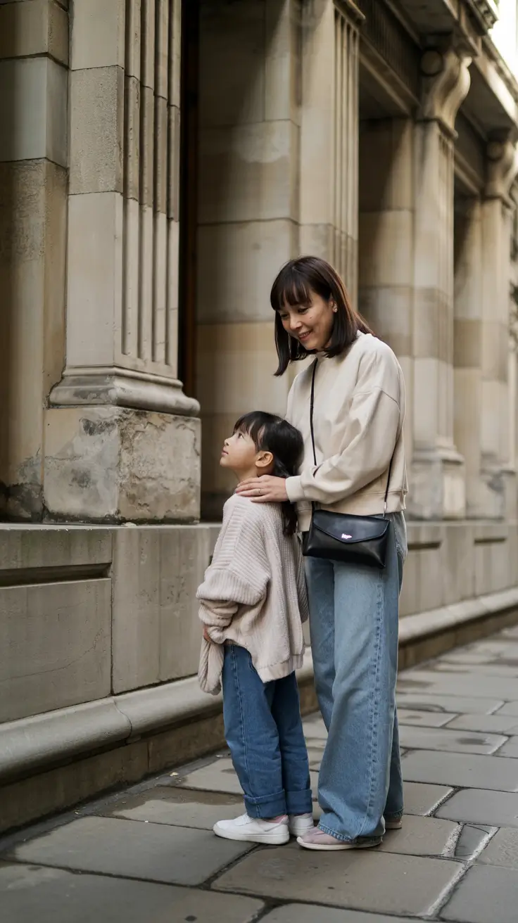 Chic Mom Outfits 2026 Soft Neutrals for Cozy Days