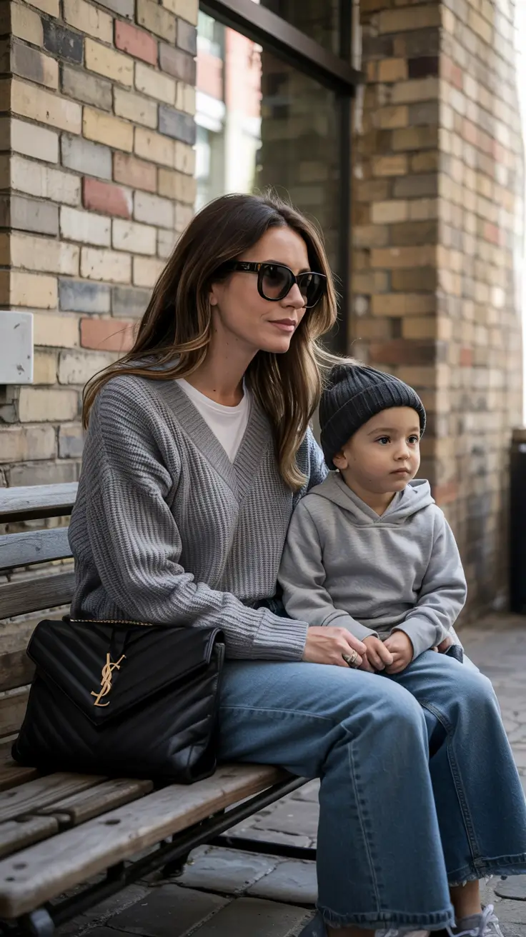 Chic Mom Outfits 2026 Soft Neutrals and Real Life Moments