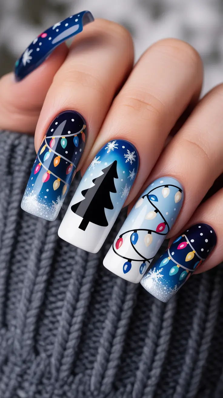 Christmas Nail Art 2025 Winter Wonderland Vibes