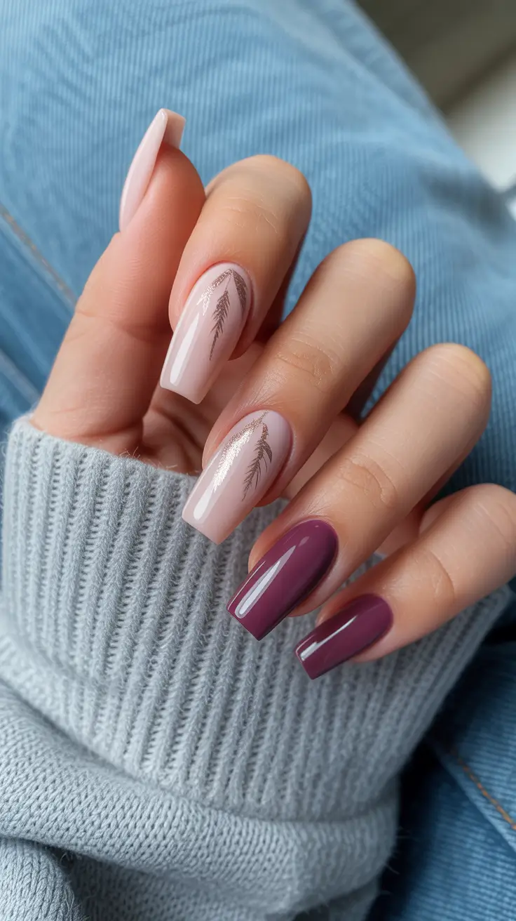 Christmas Nail Colors 2025 Mulberry Whisper