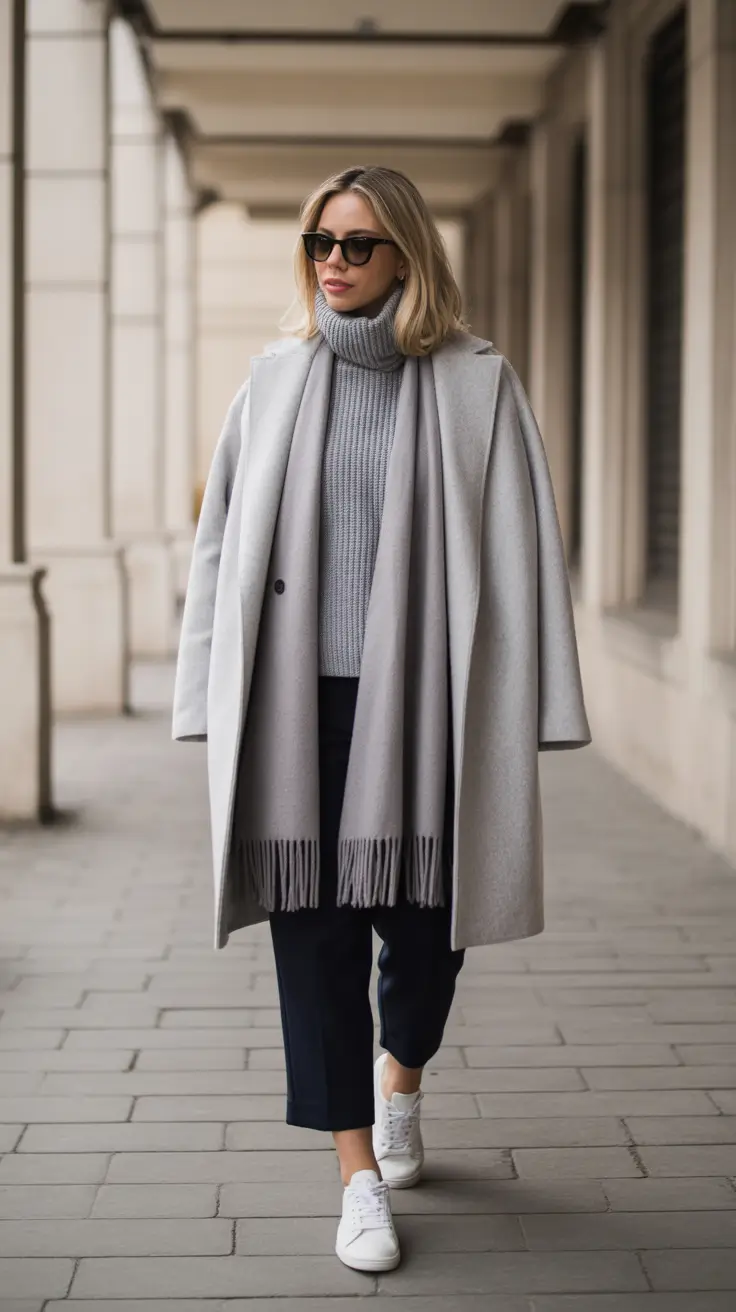 comfy outfits for women 2026 Silver Serenity