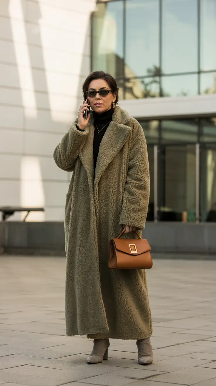 Fashion for women over 40 in 2026 Textured Perfection in Earthy Tones