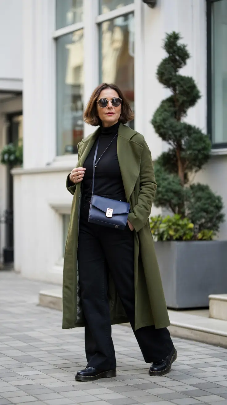 Fashion for women over 40 in 2026 Minimalist Monotone: Black with Depth