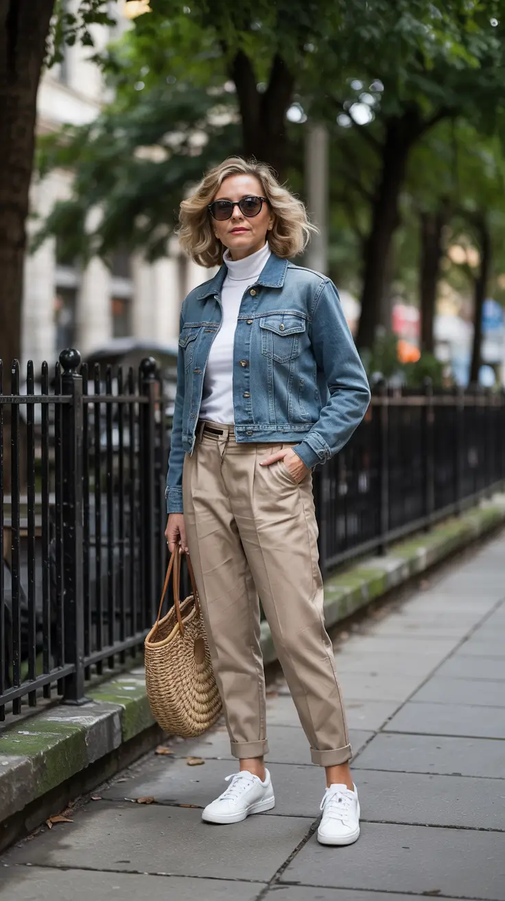 Fashion for women over 40 in 2026 Effortless City Chic in Neutrals