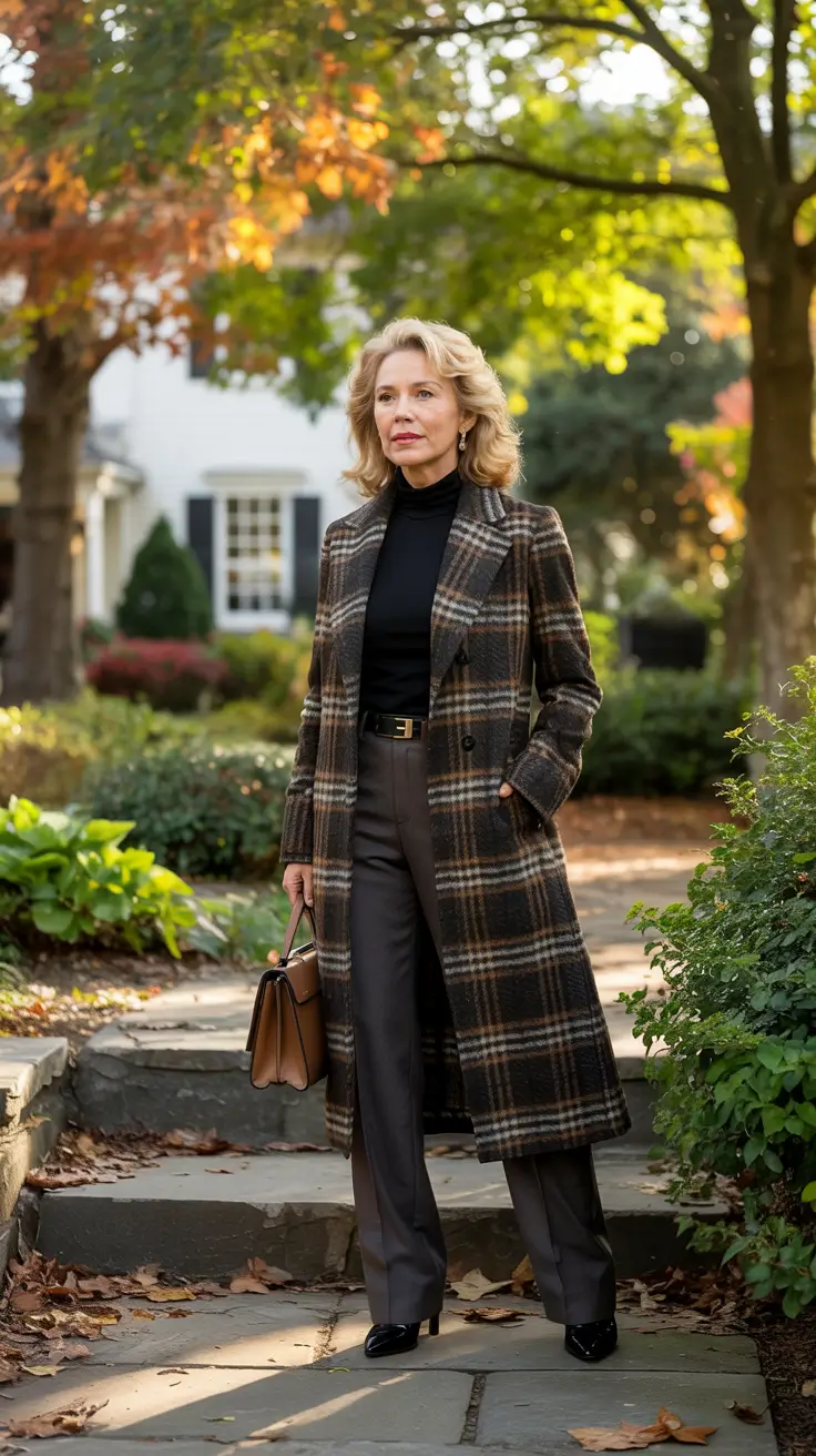 Fashion for women over 50 in 2026 Timeless Plaid Power