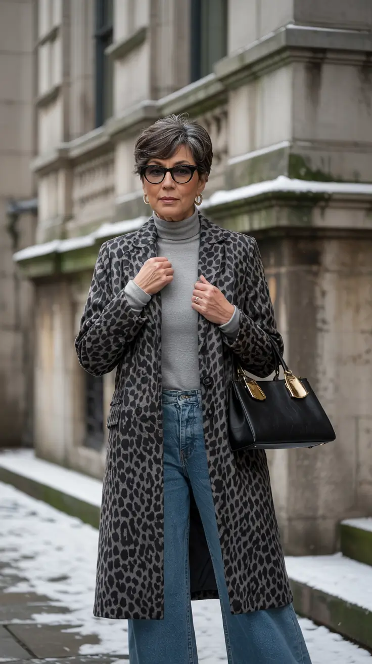 Fashion for women over 50 in 2026 Chic Leopard and Urban Strength
