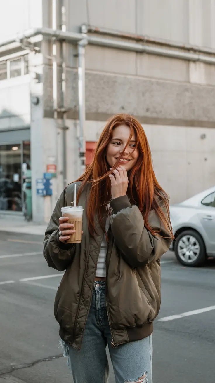 Hair Color Ideas 2026 Natural Ginger Red with Freckled Charm