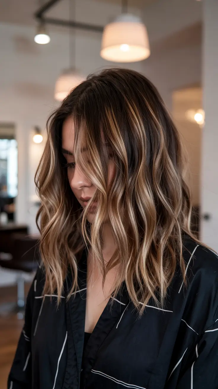 Hair Color Ideas 2026 Sandy Beige Blonde with Ribbon Highlights