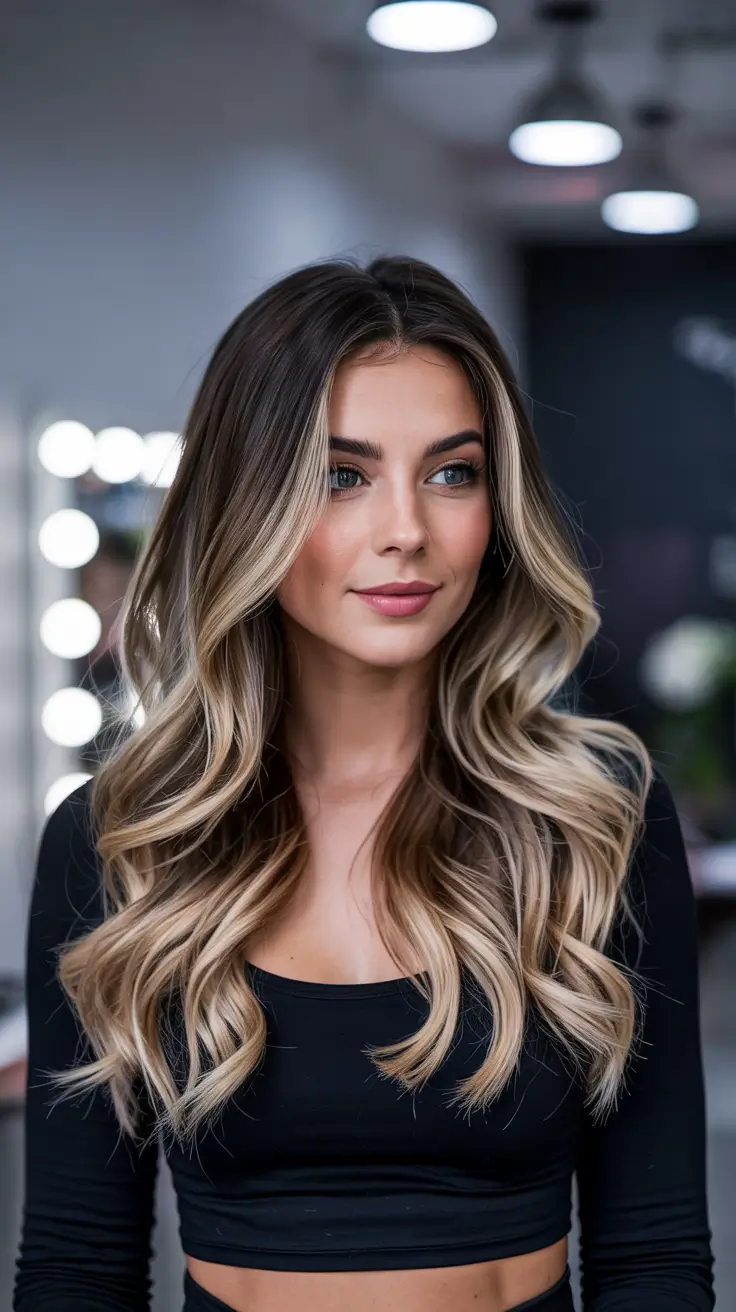 hair color trends 2026 Vanilla Cream Face Frame with Espresso Depth