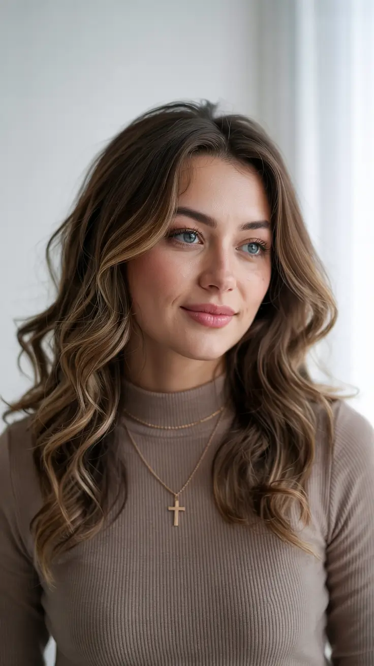 honey brown hair colors 2026 Classic Honey Brunette with Face-Framing Detail