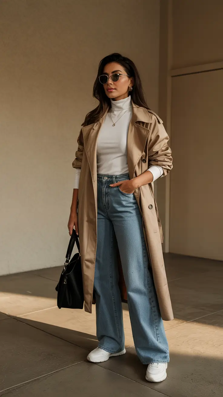 jeans-outfits-for-women-2026 Refined Neutrals for Everyday Power
