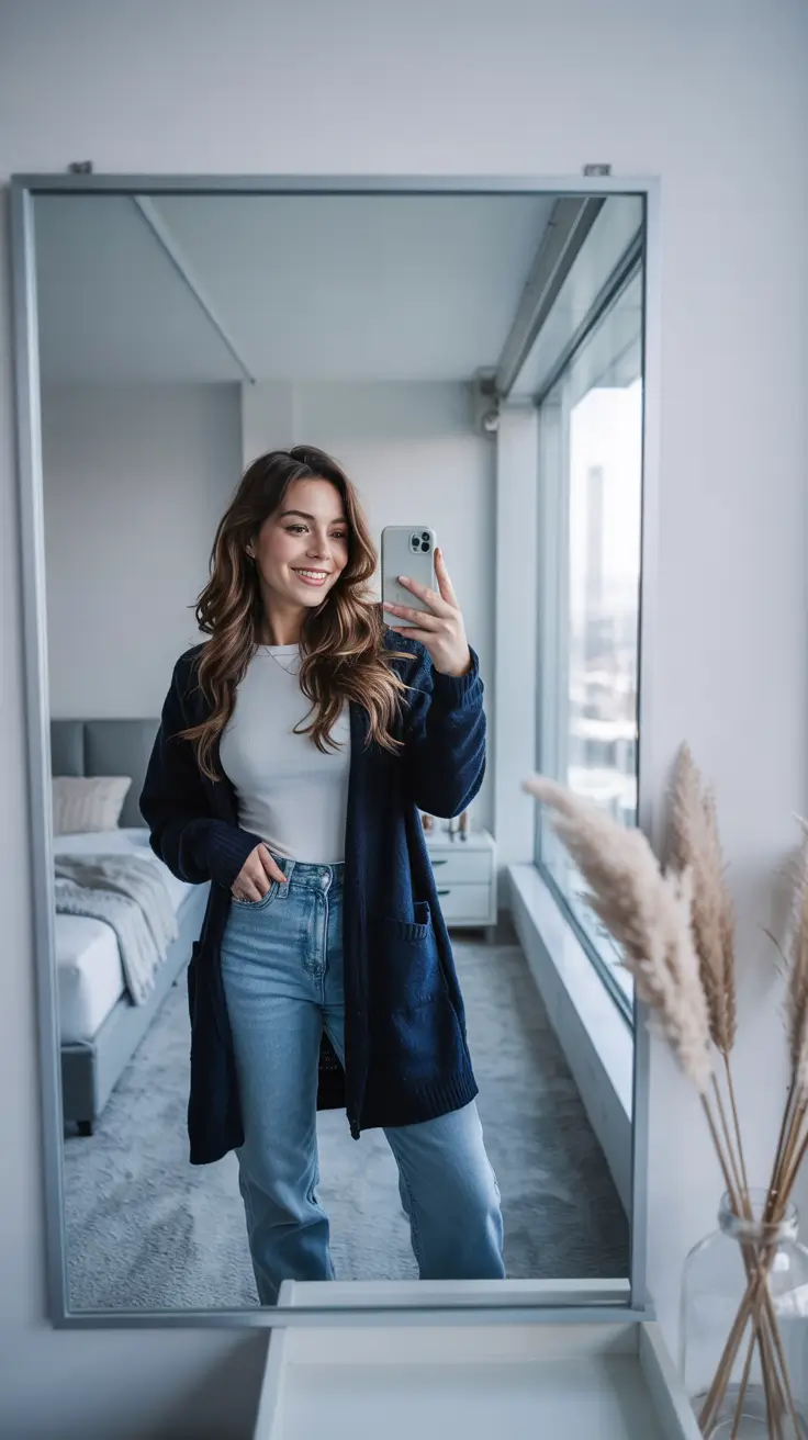 jeans-outfits-for-women-2026 Casual Morning Chic