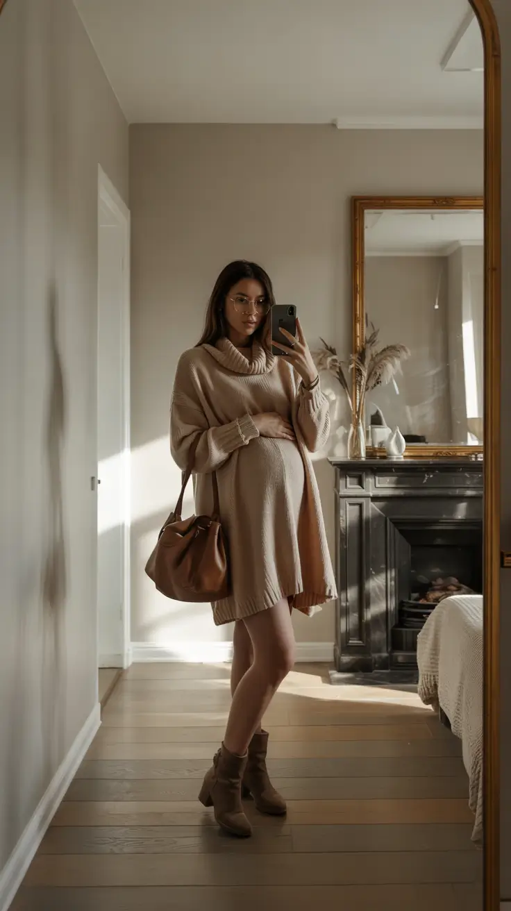 Maternity Outfits 2026 Soft Knit Serenity Effortless at Home and Beyond