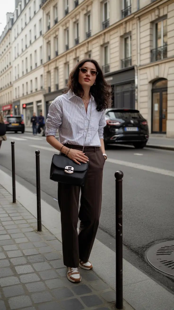 New business casual outfits trends 2026 Parisian Ease