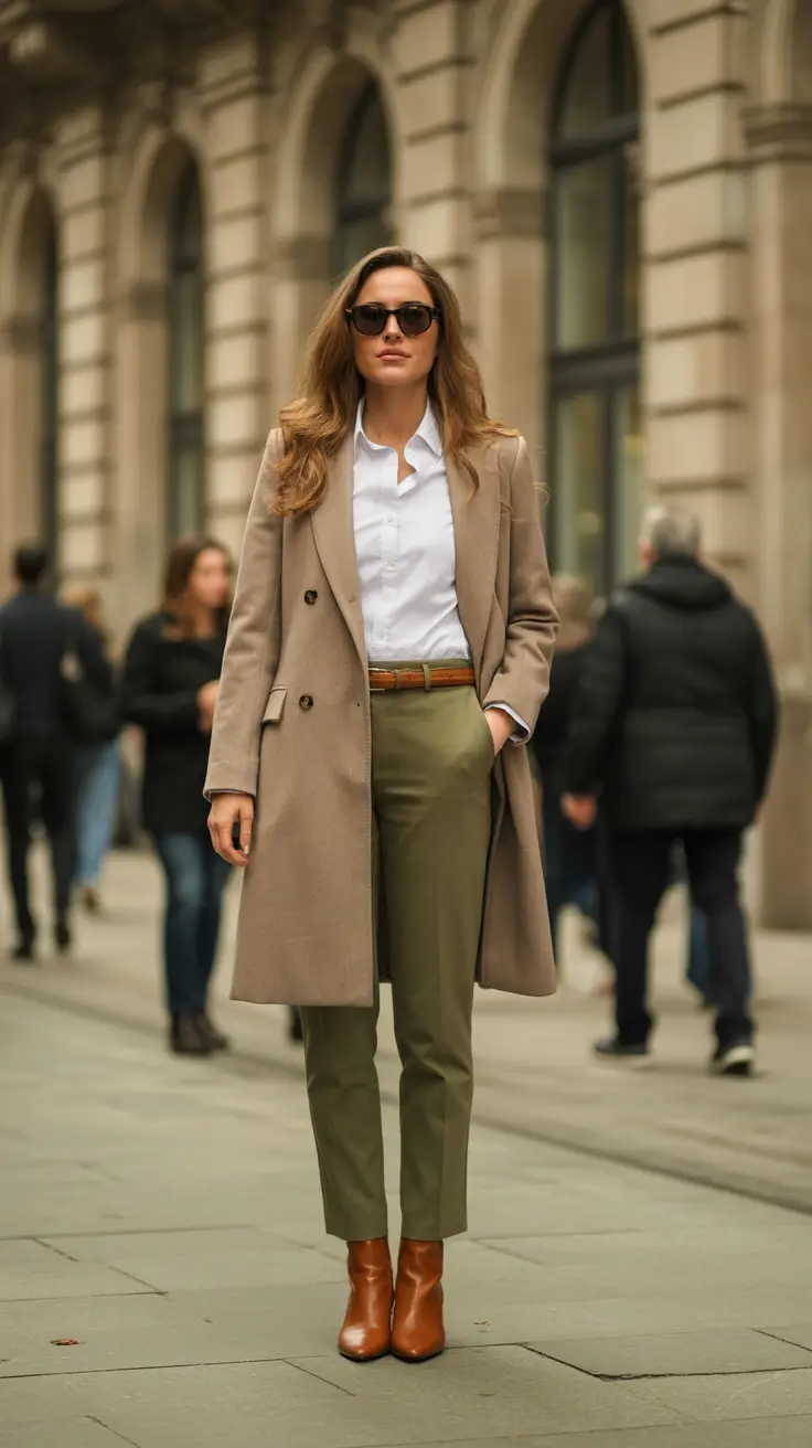 New business casual outfits trends 2026 Urban Neutral Layers