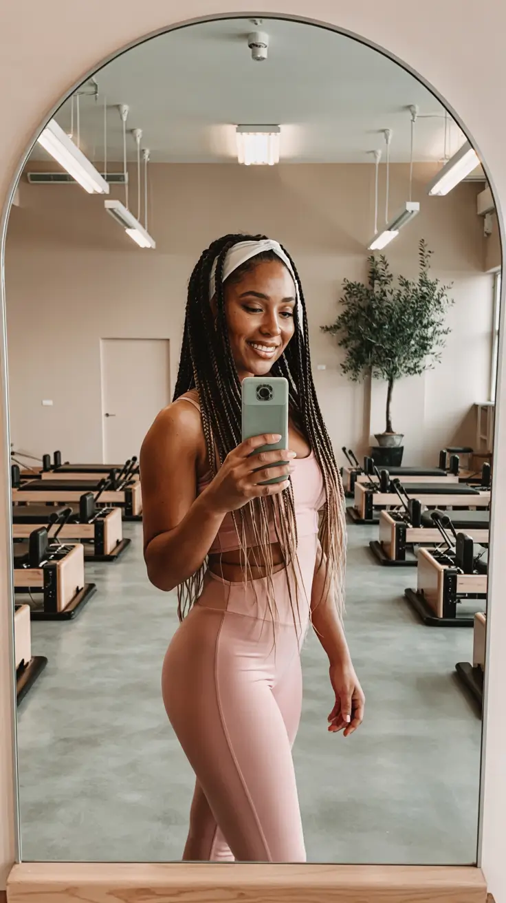 New workout fashion outfits for women 2026 Rosy Pilates Glow