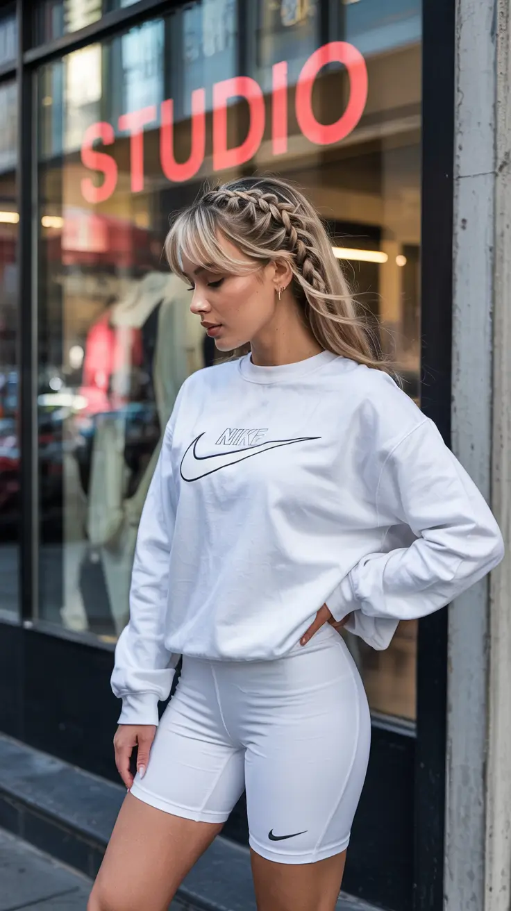 New workout fashion outfits for women 2026 Clean White Energy