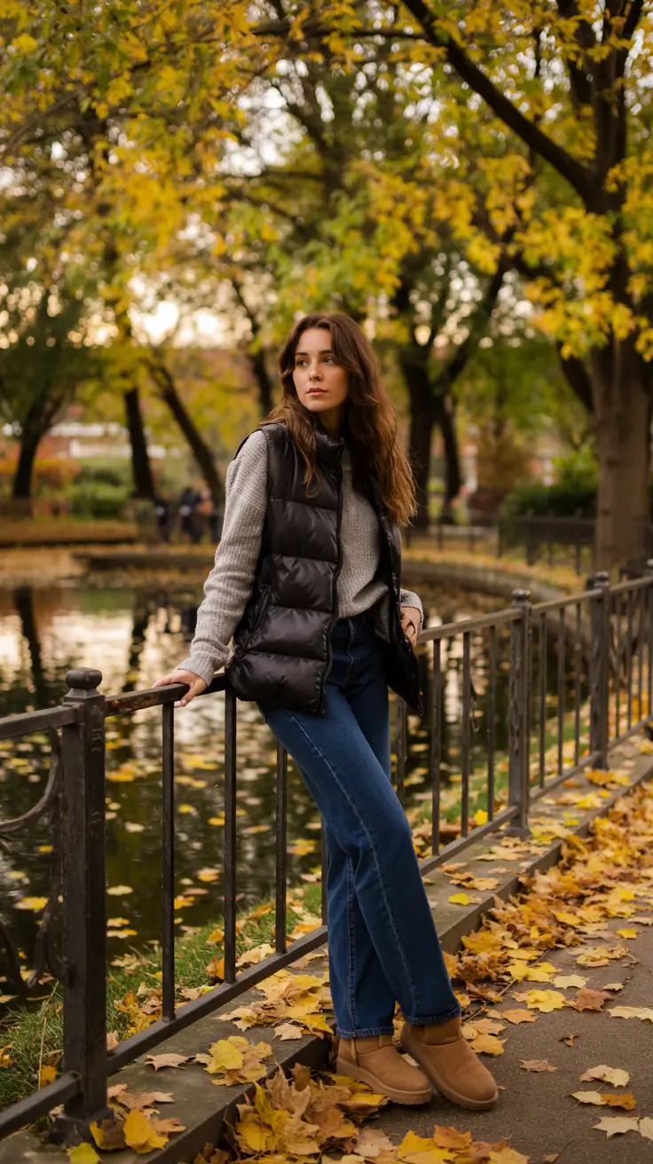 New York winter outfits 2026 Cozy Park Layers