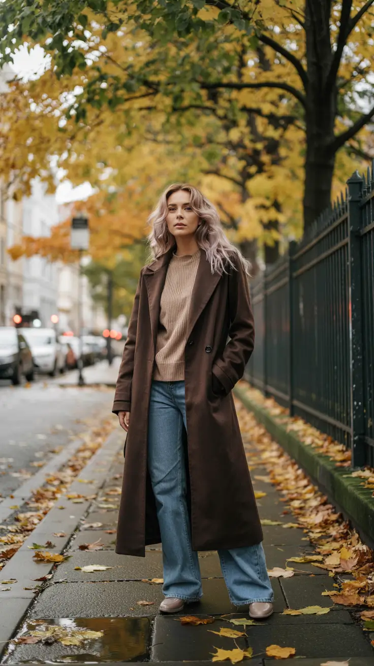 New York winter outfits 2026 Autumn Cocoa Flow