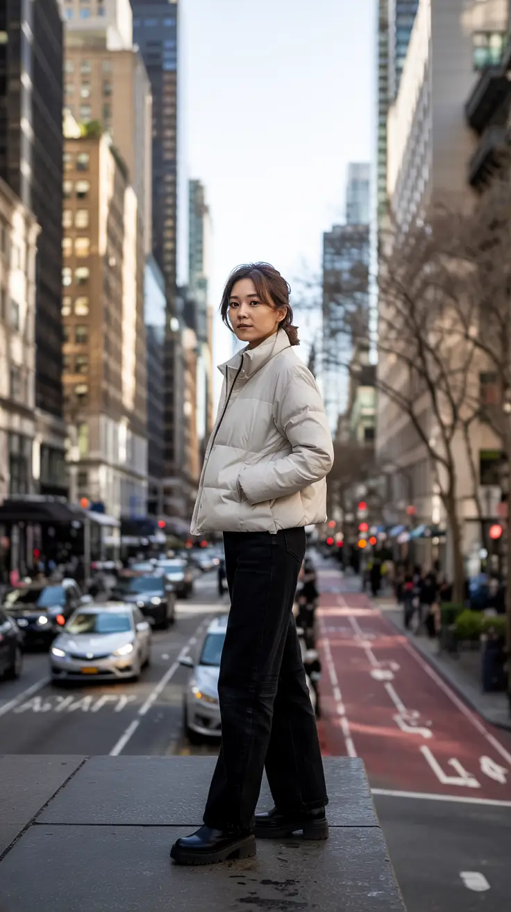 New York winter outfits 2026 Urban Chill Simplicity