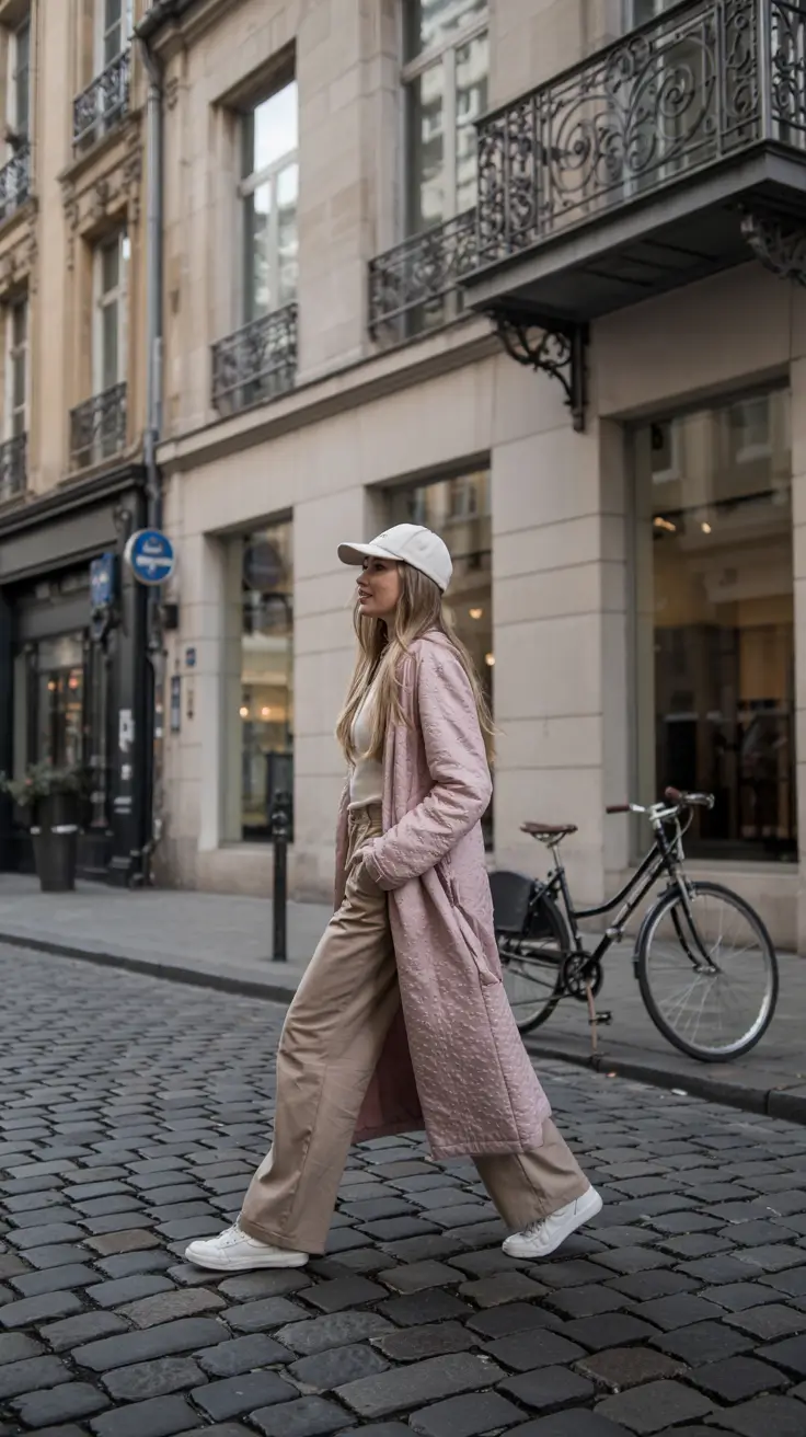 New York winter outfits 2026 Pastel City Wanderer