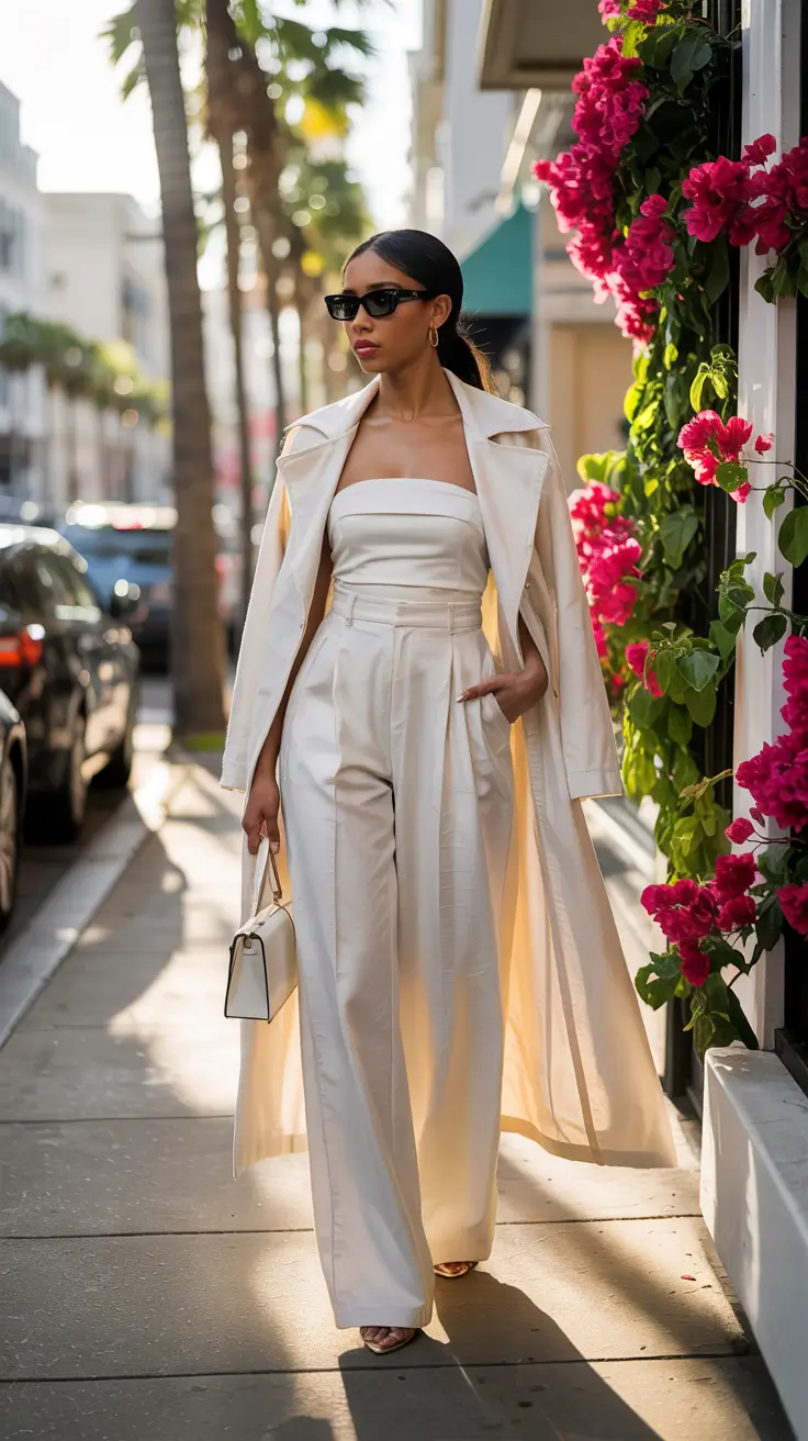 Outfit ideas for Black women 2026 Modern Monochrome Elegance