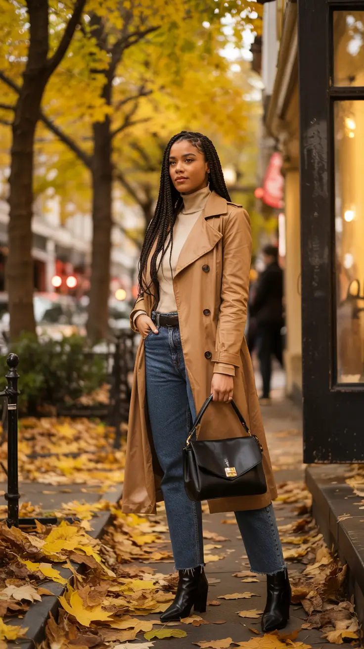 Outfit ideas for Black women 2026 Autumn Classics with a Modern Twist