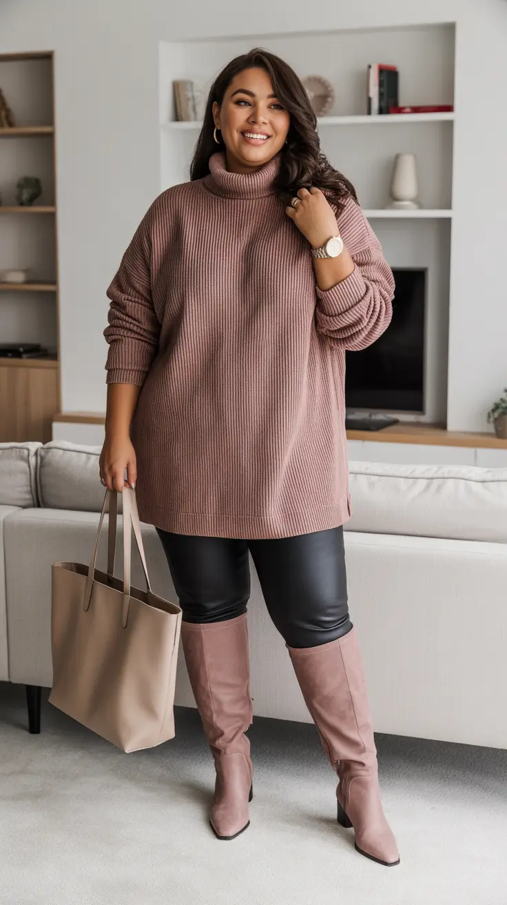 plus-size fashion trends for women 2026 Cozy Autumn Neutrals
