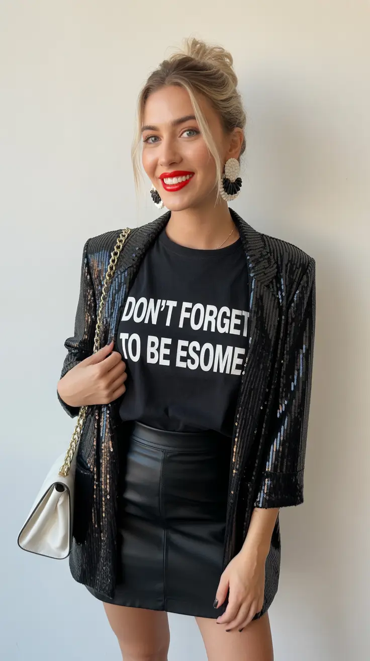 Stylish Night Out Outfits 2026 Playful Sparkle Energy