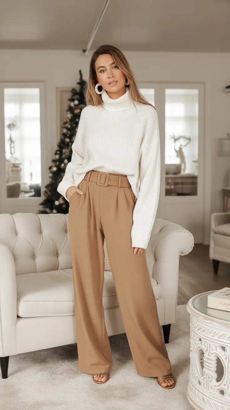 Sweater outfits for women 2026 Classic Chic with a Modern Edge
