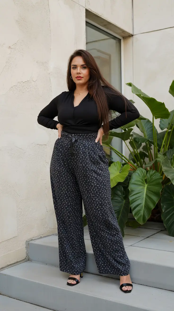 Trendy curvy outfits inspo 2026 Soft Patterns and Elegant Simplicity