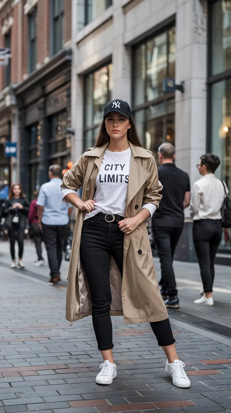 Trendy everyday outfits 2026 Urban Trench Confidence