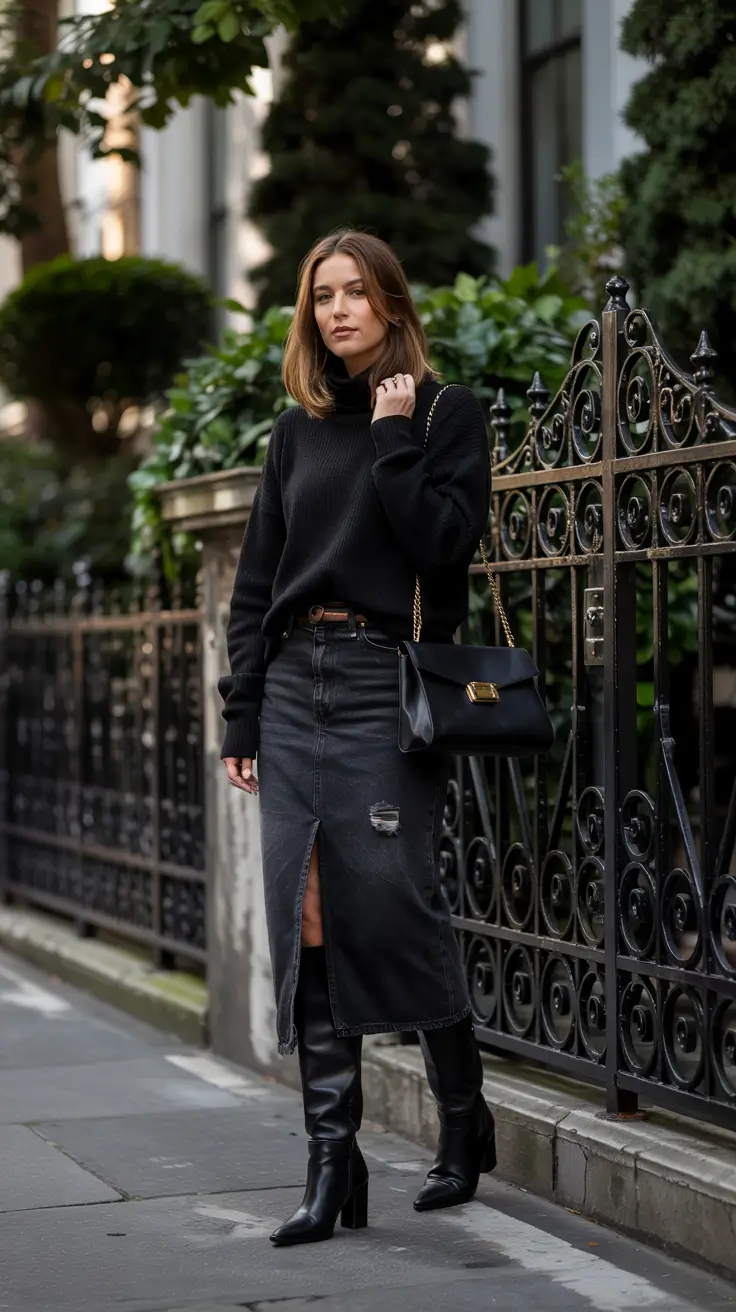 Trendy outfits for women 2026 Modern Noir Revival