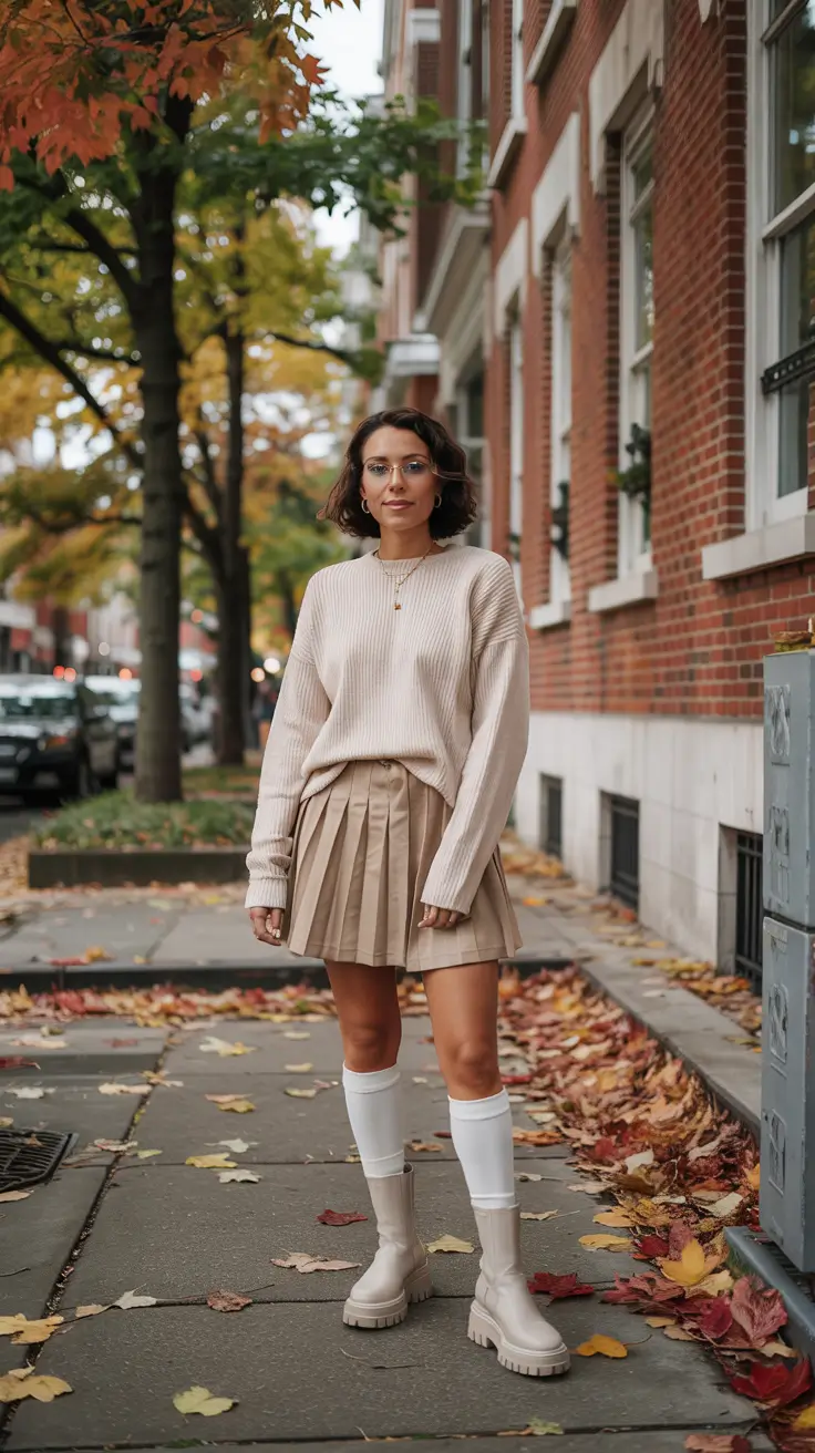 Trendy outfits for women 2026 Autumn Preppy Chic