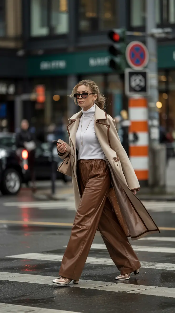 Trendy outfits for women 2026 Urban Caramel Flow